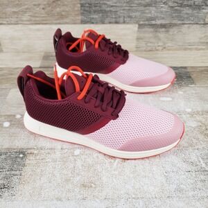 York Athletics The Henry Mens Shoes Sz 11 Magenta Pink Mesh Lace Up Sneakers
